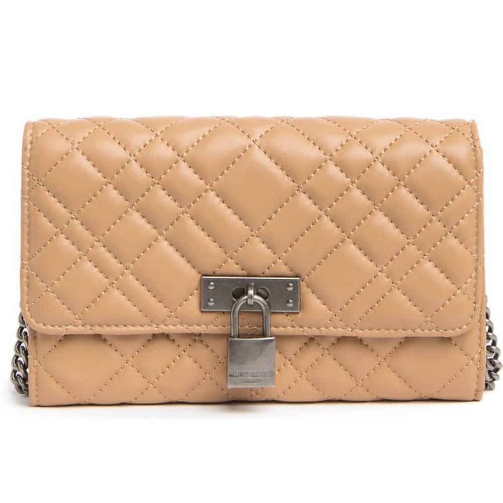 KURT GEIGER Brixton Quilted Chain Wallet